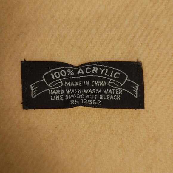 100% Acrylic Soft Knit Fall Harvest Pumpkin Orange Gold Wrap Scarf 12x48 - Picture 2 of 2